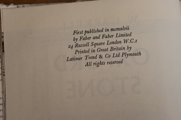 1947 Oxford Stone by WJ Arkell Vintage British Architecture Reference Book