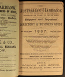1887 Australian Handbook Directory Business Guide Colonial History Book Maps-4