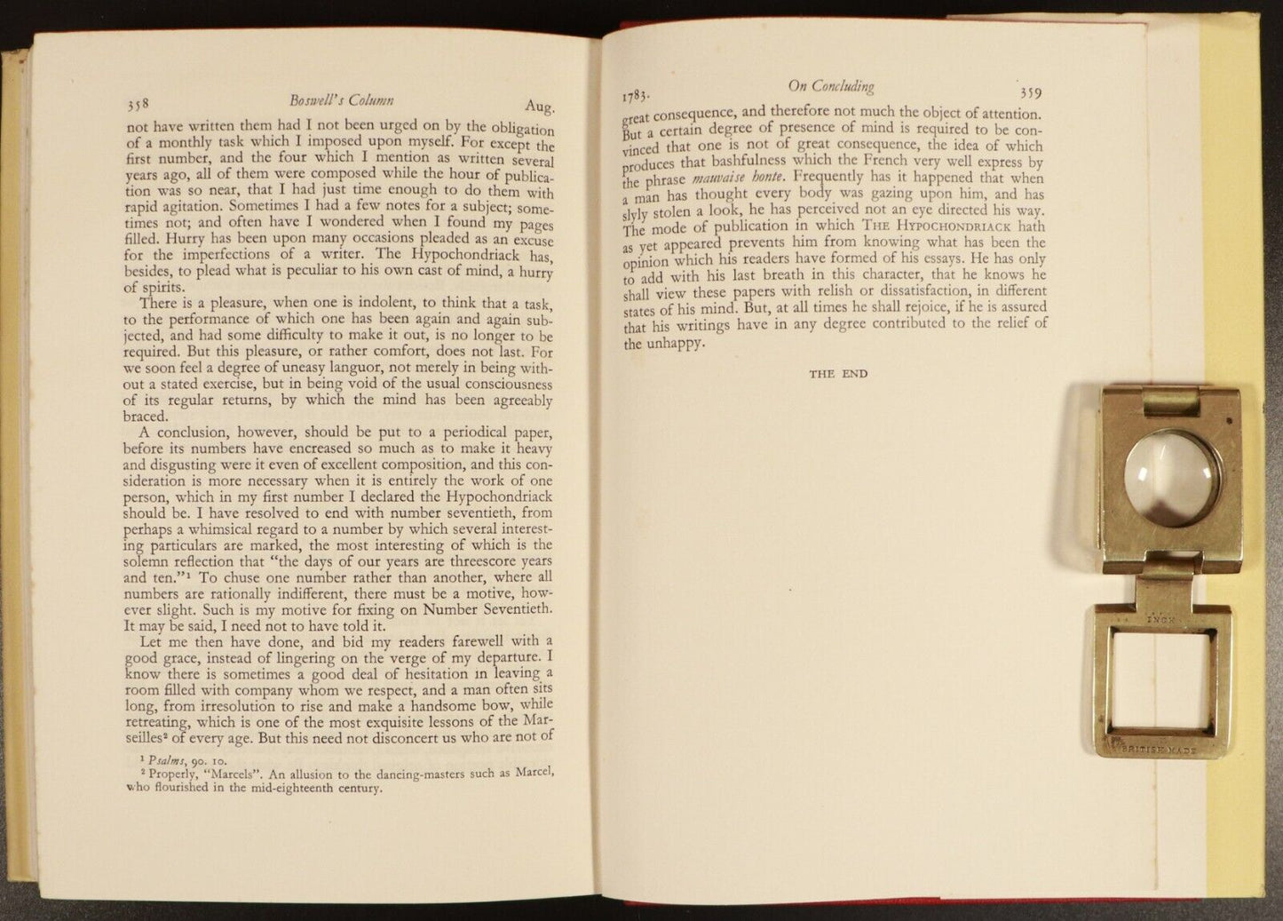 1951 Boswell's Column 1st Edition Vintage Scottish History Book