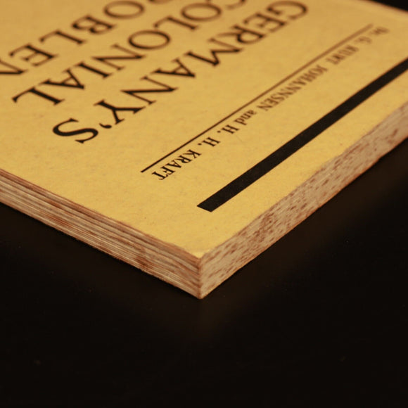 1937 Germany's Colonial Problem by Johannsen & Kraft Pre WW2 German History Book