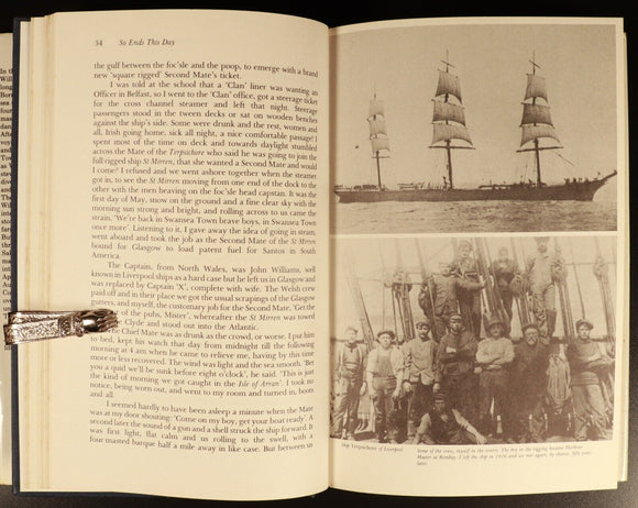 1981 So Ends This Day Sir John Williams Australian Maritime History Book SIGNED