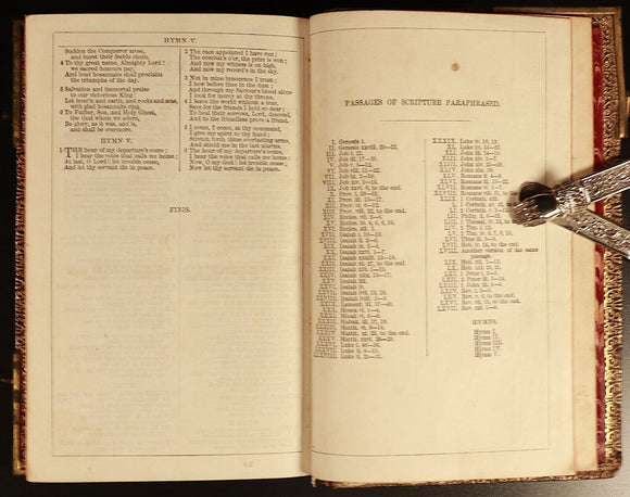 c1880 The Prince James Bible + The Psalms Of David Antiquarian Bible w/Maps