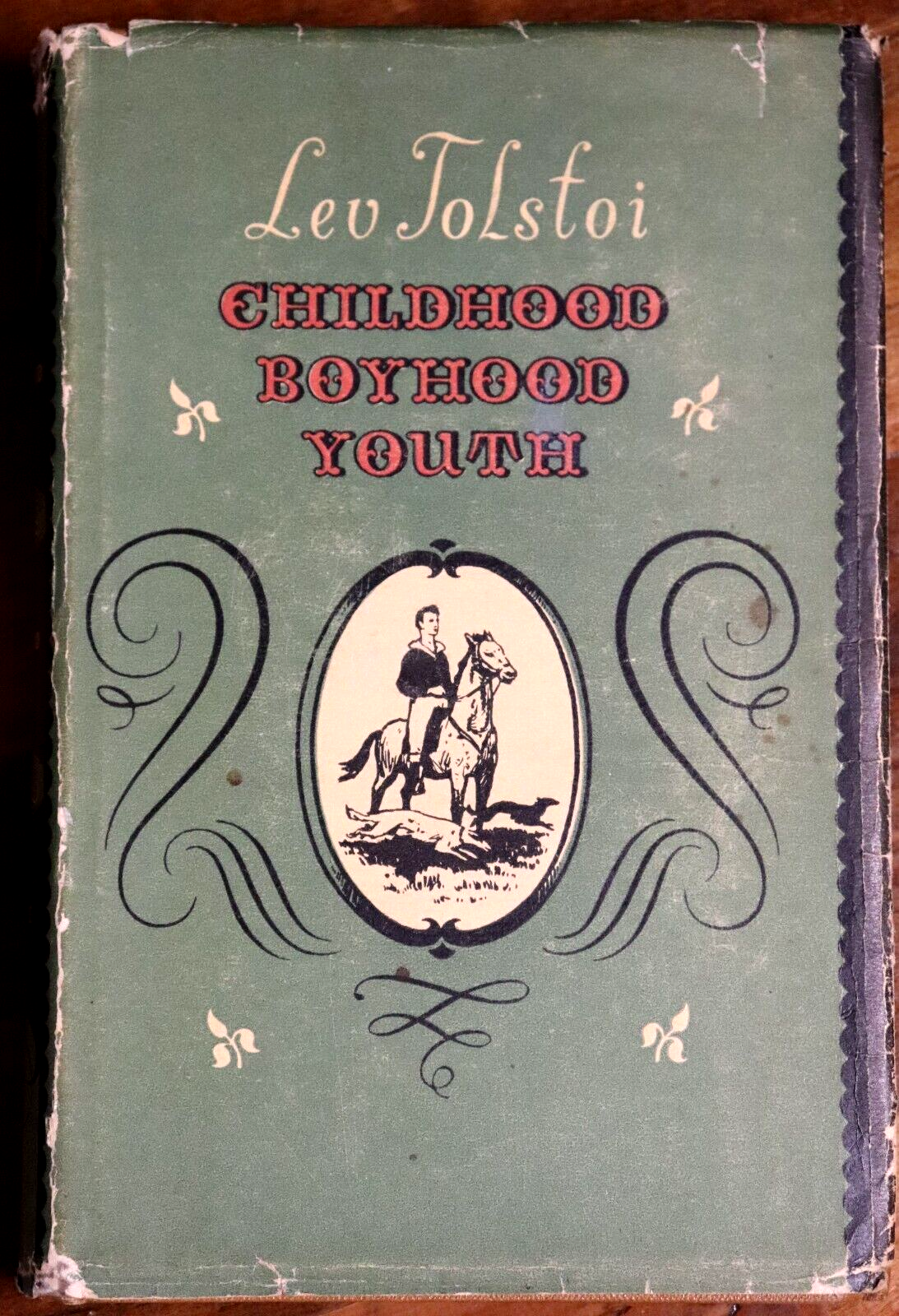 c1935 Lev Tolstoi: Childhood Boyhood Youth Antique Russian Literature Book