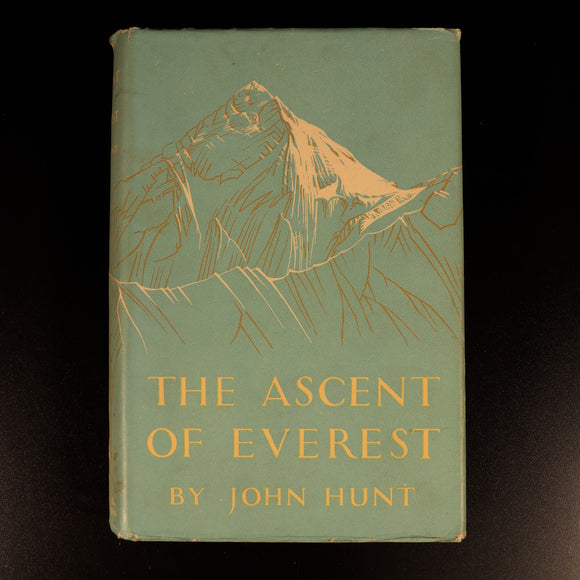 The Ascent Of Everest by John Hunt 1953 1st Ed. Illustrated Mountaineering Book