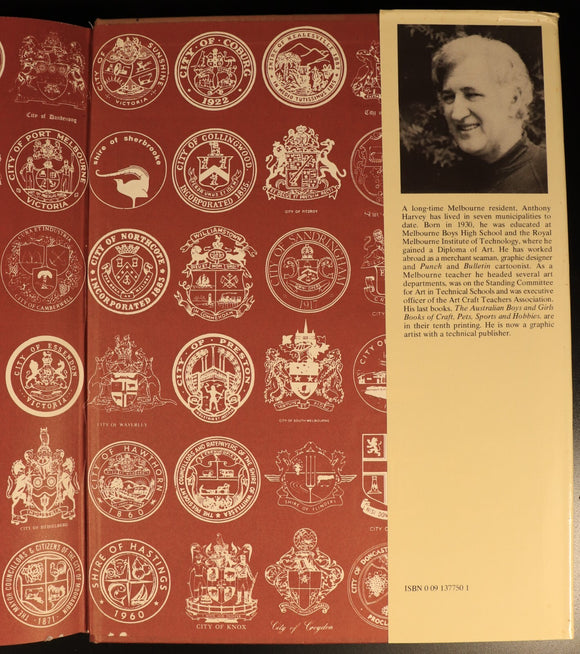 The Melbourne Book by Anthony Harvey 1982 Melbourne Australia Local History Book