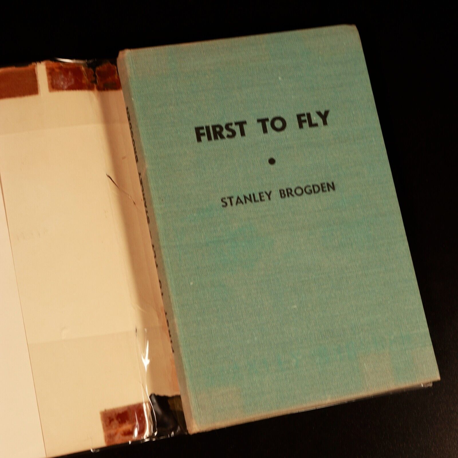 c1936 First To Fly: Story Of Pioneers by Stanley Brogden Aviation History Book