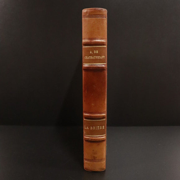 1941 La Briere by A. De Chateaubriant Ltd Ed. French Fiction Book Fine Binding