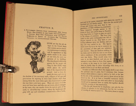 c1900 Out Of The Hurly-Burly by Max Adeler Antique American Fiction Book