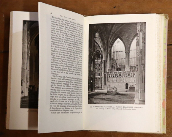 1949 The English Abbey In The Middle Ages F. Crossley British Architecture Book