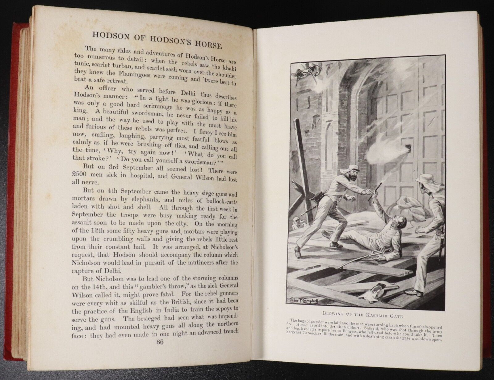 1914 Heroes Of The Indian Mutiny by E. Gilliat Antique Military History Book 1st