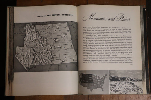 1946 Look at America: The Country You Know & Don't Know Antique History Book