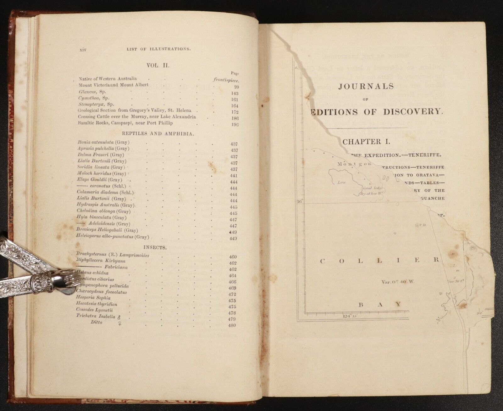 1841 Journal Of Expeditions N.W. & Western Australia by G. Grey Antiquarian Book