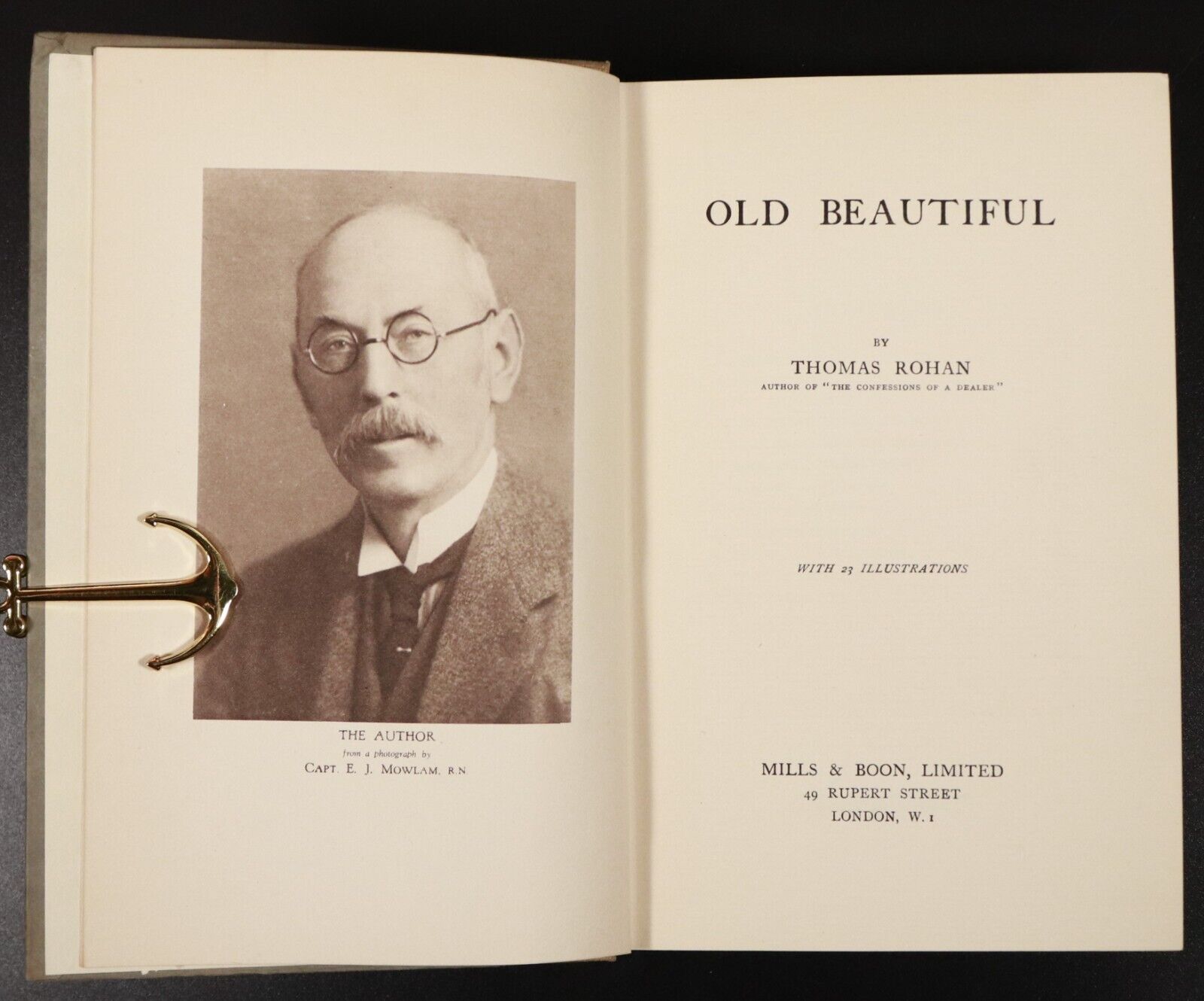 1926 Old Beautiful by Thomas Rohan Antique Dealers Reference History Book - 0