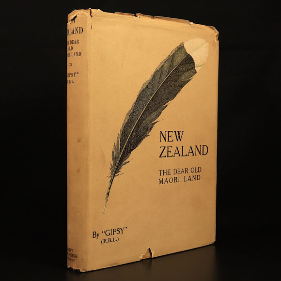 1924 New Zealand Dear Old Maori Land F.B Lysnar Antique New Zealand History Book
