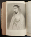 1854 2vol Littell's Living Age Jan - Jun 1854 Antiquarian History Books Plates-10