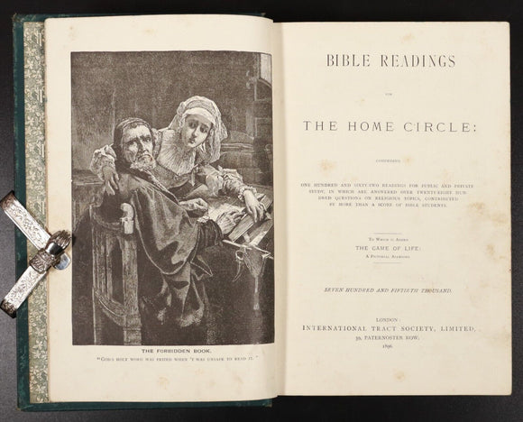 1896 Bible Readings For The Home Circle Antiquarian Theology Christianity Book