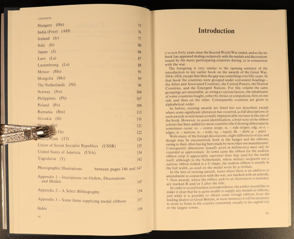 Medals, Decorations & Orders Of WW2 by AA Purves 1986 Military Reference Book