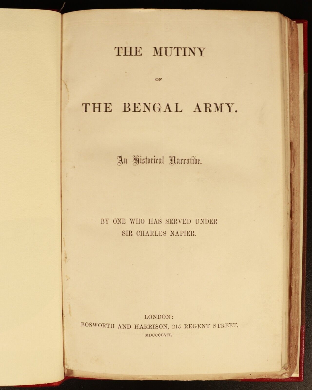 1857 The Mutiny Of The Bengal Army by GB Malleson Antique Military History Book