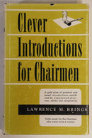 1972 Clever Introductions For Chairmen Vintage Speech Writing Reference Book-1