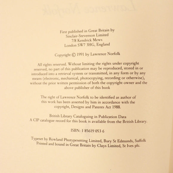 1991 Lempriere's Dictionary British Fiction Book Limited Limited Edition Signed