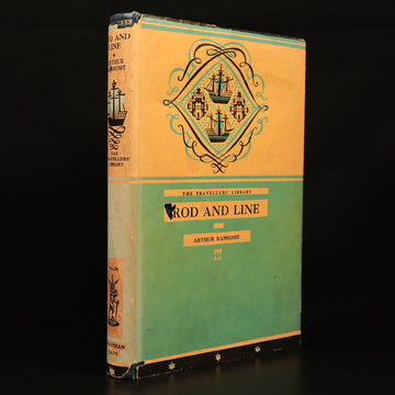 1935 Rod And Line by Arthur Ransome Antique Fishing Book Travellers Library