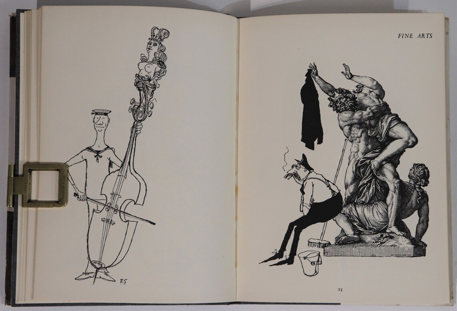 1954 Souls In Torment by Ronald Searle Satirical Cartoon & Art Book