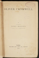 1901 Oliver Cromwell by John Morley Antique British History Book-3