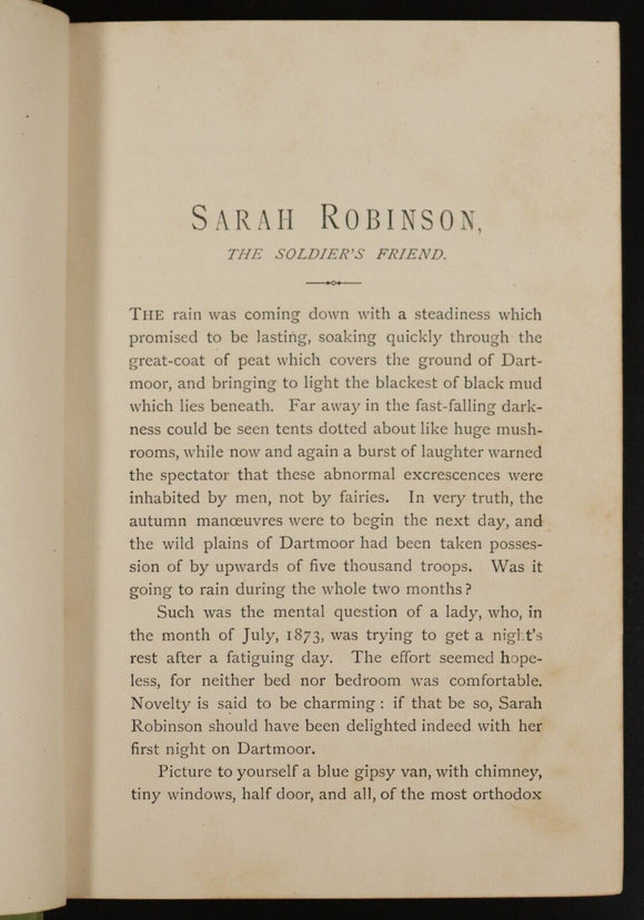 1890 The Worlds Workers Florence Nightingale Antique History Book Famous Women