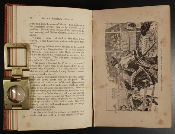 1886 Under Bayard's Banner by Henry Frith Antique Illustrated Irish Fiction Book