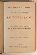c1900 The Poetical Works Of Henry Longfellow Antique American Poetry Book-4