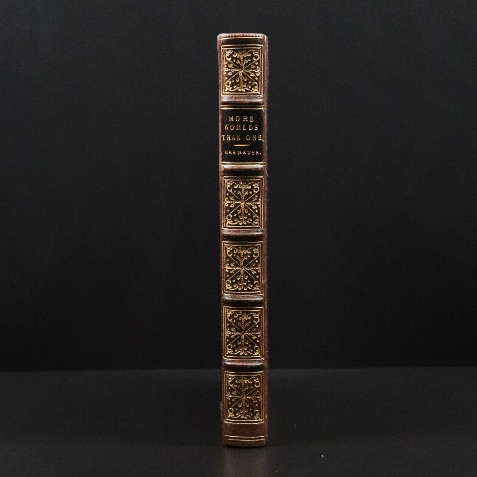 1865 More Worlds Than One by David Brewster Antiquarian Philosophy Book Theology - 0