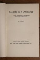 1937 Bandits In A Landscape by W Gaunt 1st Edition Antique Art History Book-2