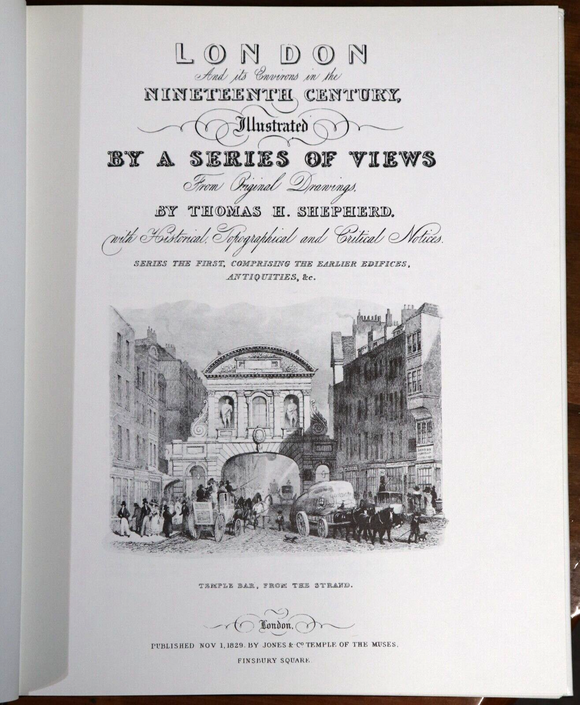 1983 London & Its Environs In The Nineteenth Century British History Book