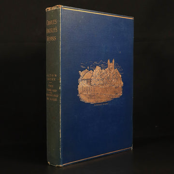 1890 Charles Kingsley Alton Locke Hereward The Wake etc Antique Fiction Books