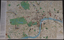 1955 The ES&A Bank: Picture Map of London Vintage Map Australian Banking History-5