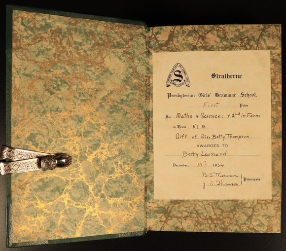 c1930 Under The Greenwood Tree by Thomas Hardy Antique Fiction Book Leather