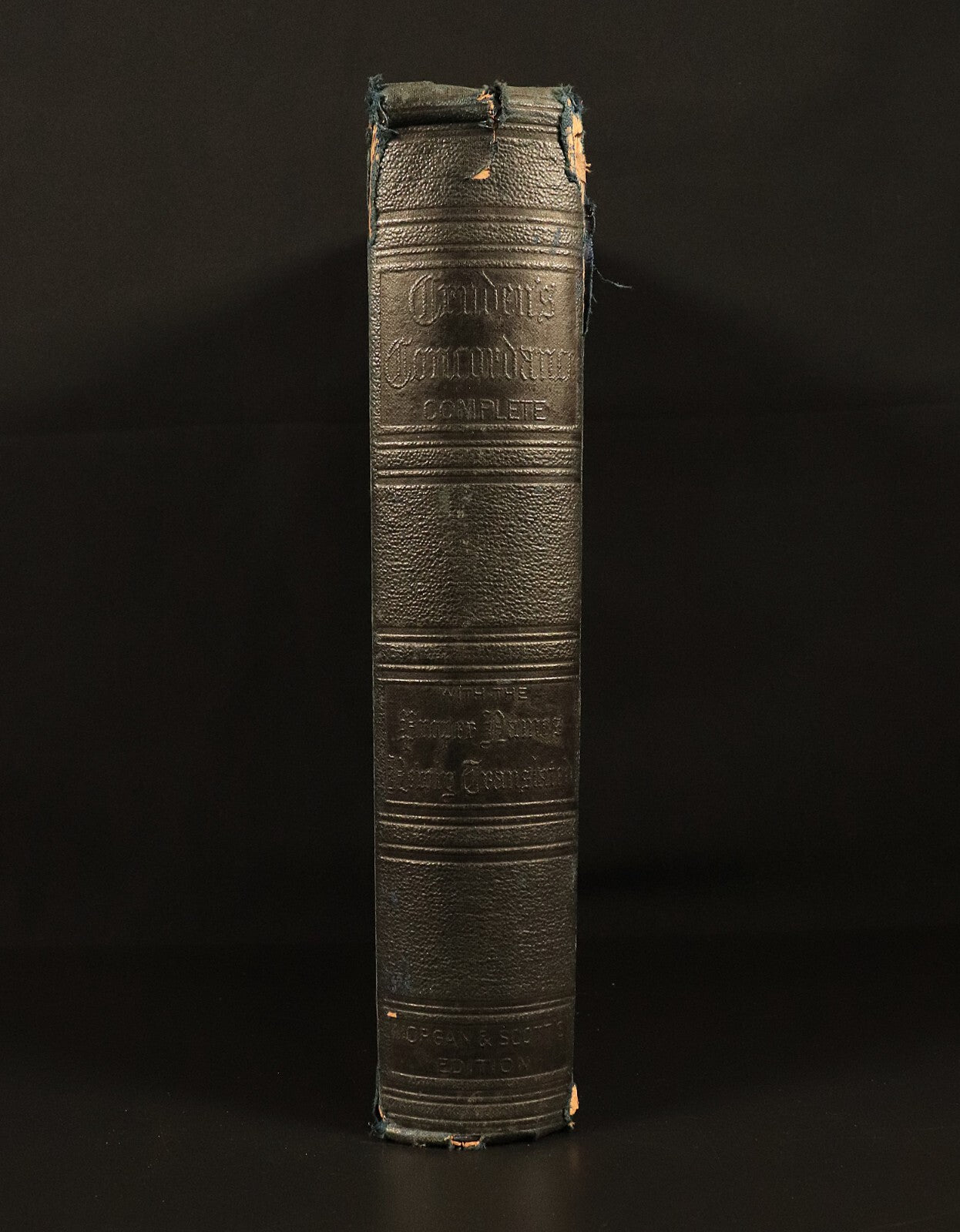 c1880 Cruden's Complete Concordance To Old & New Testament Antique Theology Book