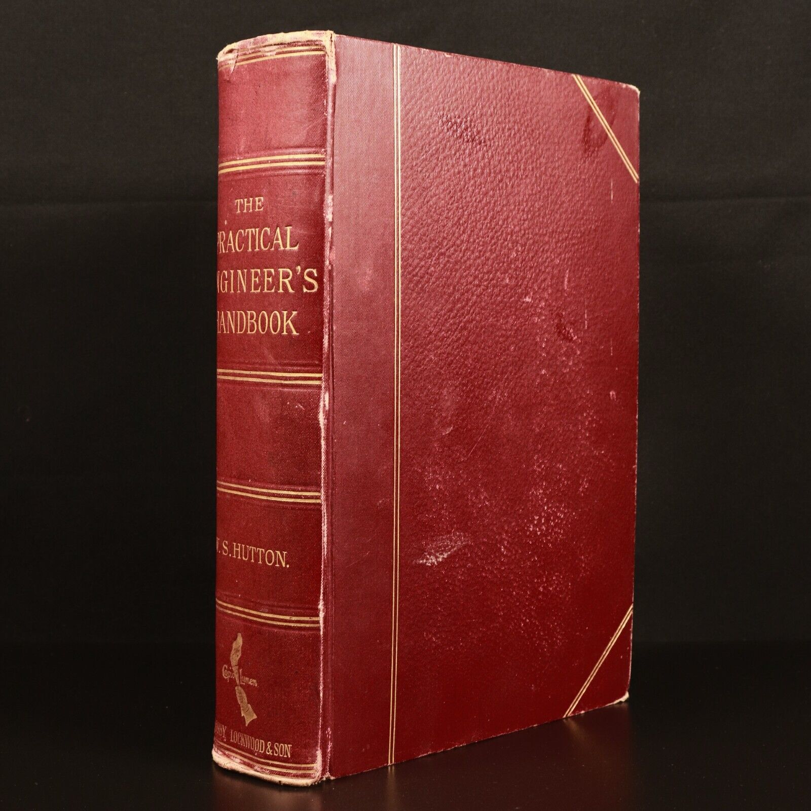 1896 The Practical Engineer's Handbook Walter S. Hutton Antique Reference Book