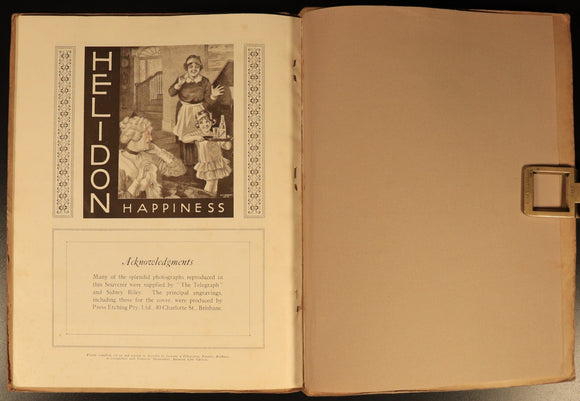 Brisbane Australia's Sunshine City Souvenir 1934 Australian Tourism & Photo Book