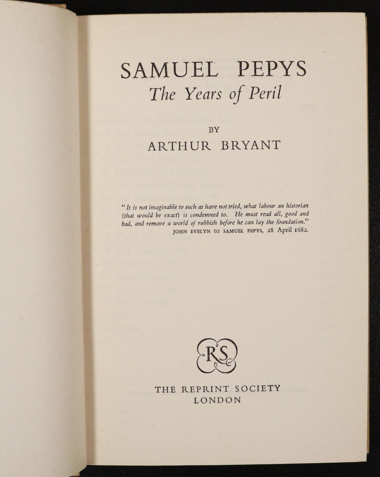 1952 3vol Samuel Pepys by Arthur Bryant British History Books Reprint Society