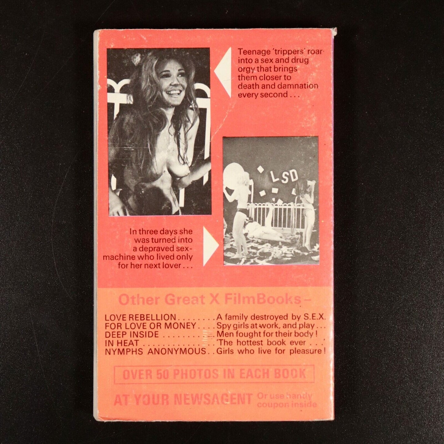 1970 The Acid Eaters Trippers On A Sex & Drug Binge Erotic Fiction Book