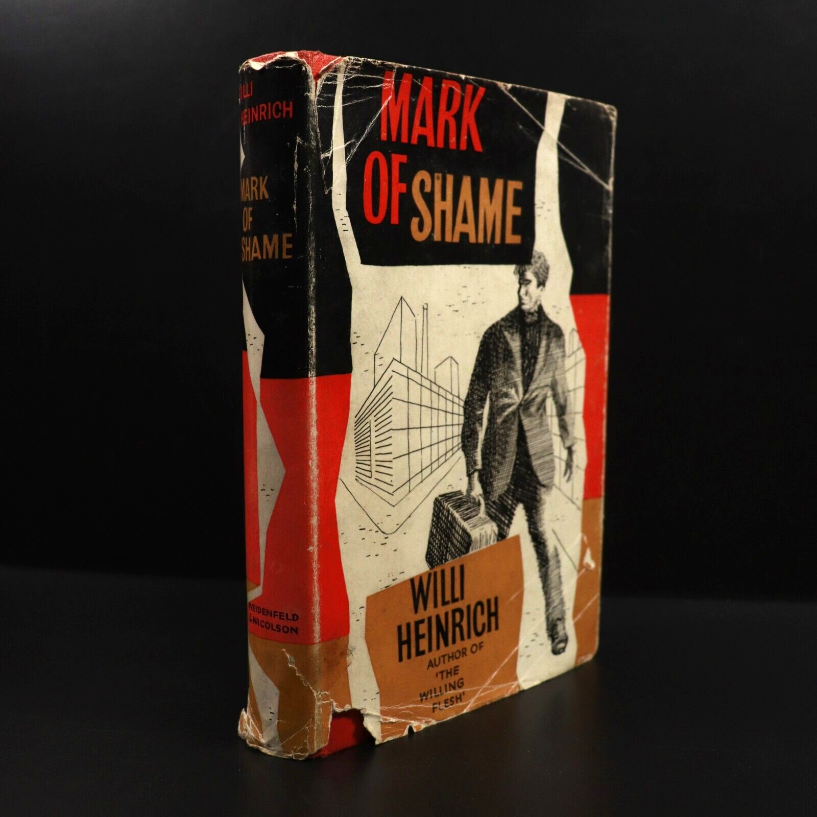 1959 Mark Of Shame by Willi Heinrich Vintage German WW2 Military Fiction Book