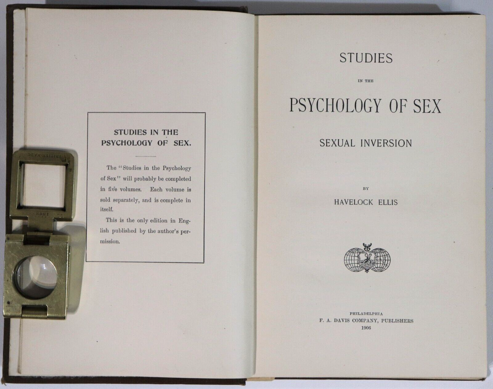 1906 Studies In The Psychology Of Sex Antique Sex Psychology Reference Book Set