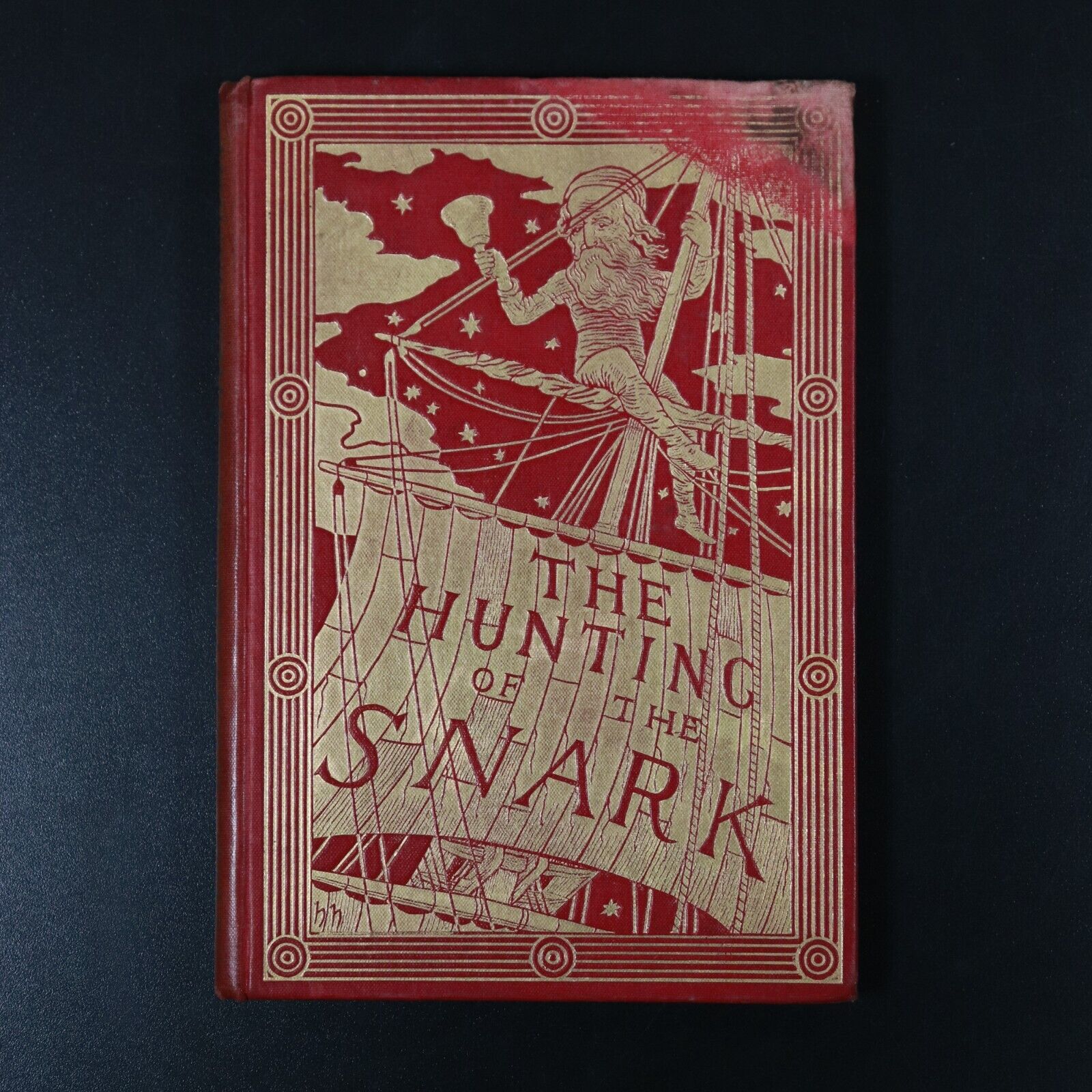 1896 The Hunting Of The Snark by Lewis Carroll Antique Fiction Book Illustrated