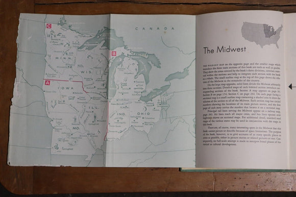 1947 Look at America: The Midwest 1st Edition American History Book