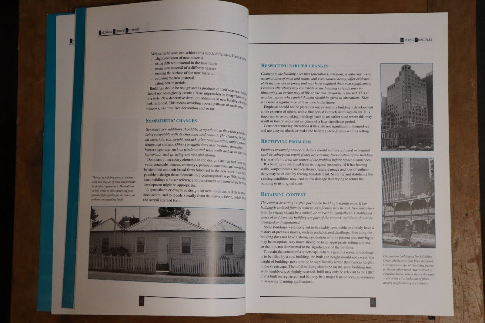 1993 Caring For Historic Buildings Australian House Renovation Restoration Book