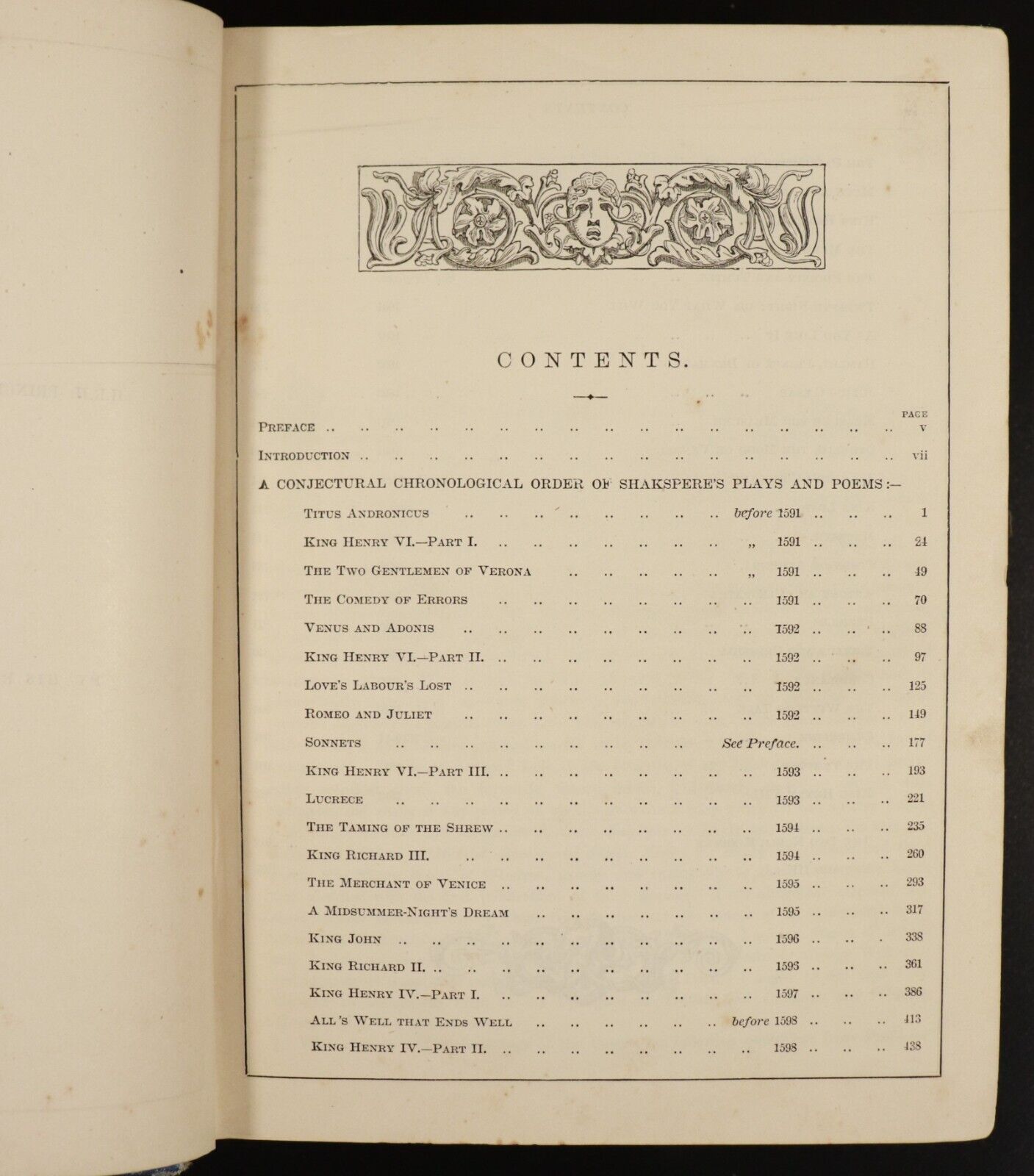 c1885 The Leopold Shakspere Illustrated: Cassell Antiquarian Literature Book