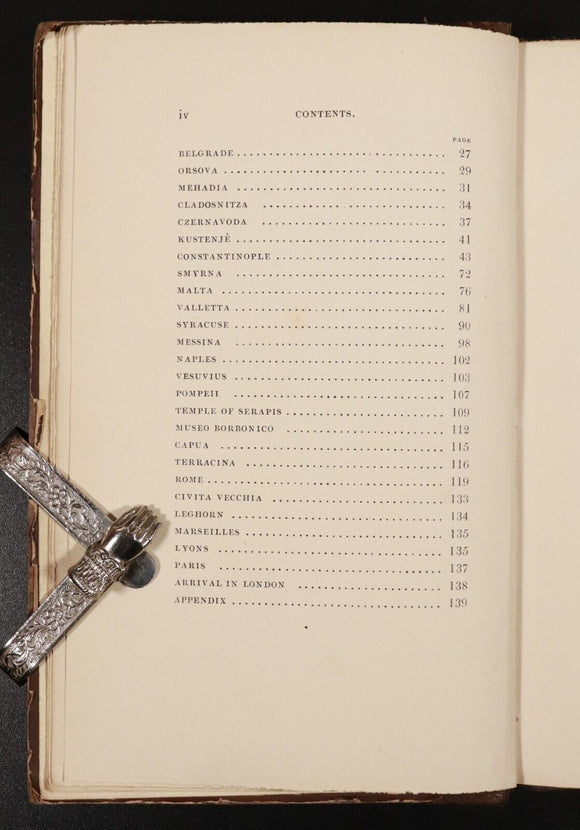 1842 Journal Of A Steam Voyage Danube To Constantinople Antique Travel Book