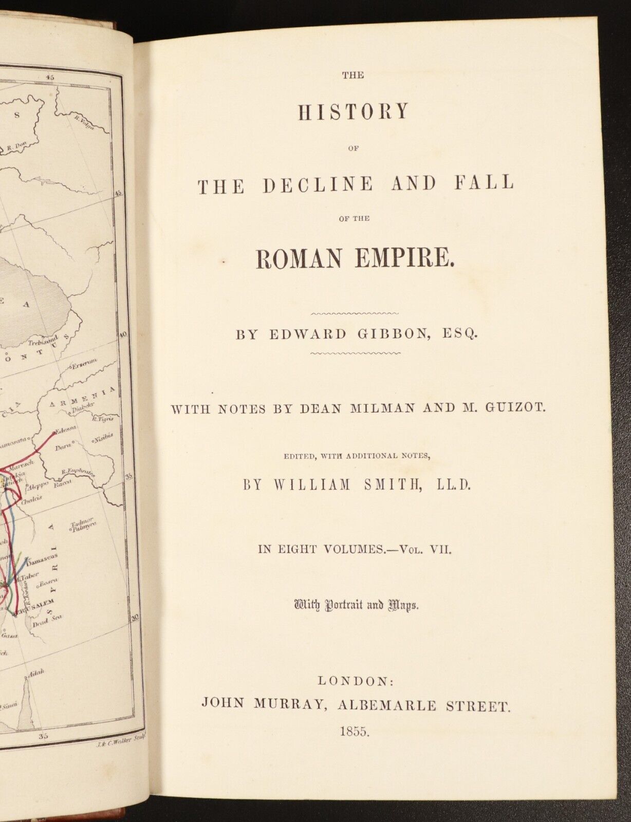 1854 7vol History Of Decline & Fall Roman Empire by E. Gibbon Antiquarian Books