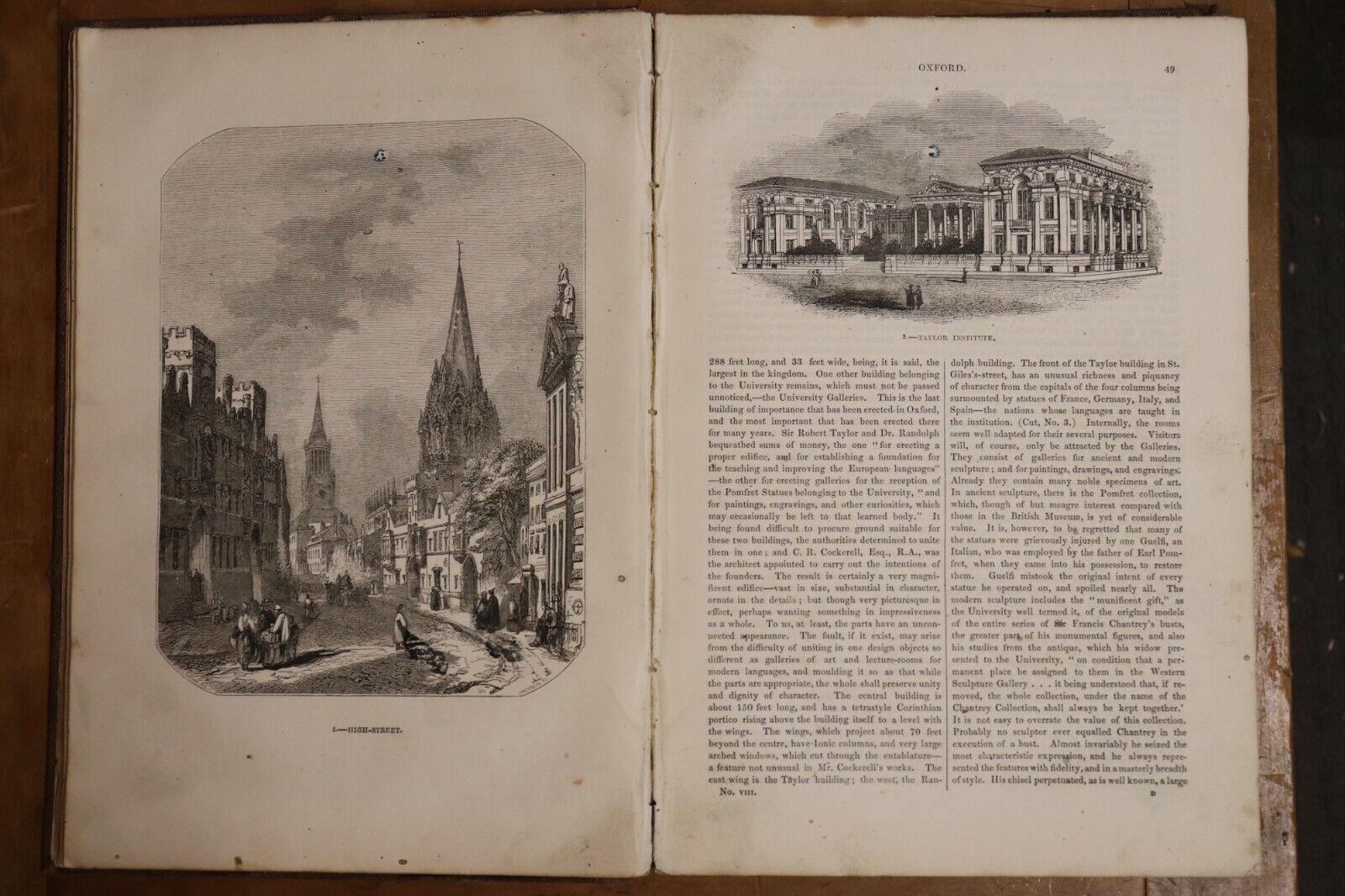 c1850 The Land We Live In British Empire Antique British History Book C. Knight